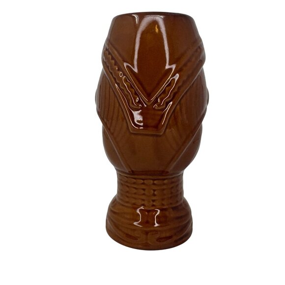 Vintage Jekyll and Hyde Club NYC Tiki Bar Mug Brown Tumbler Hawaiian Luau Glossy - Picture 4 of 8